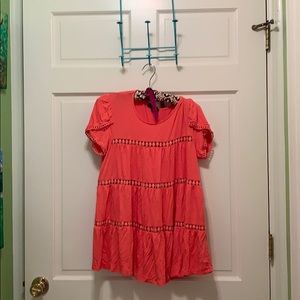 Lumie coral/orange top!